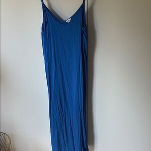 Aerie Blue Sleeveless Maxi Dress
